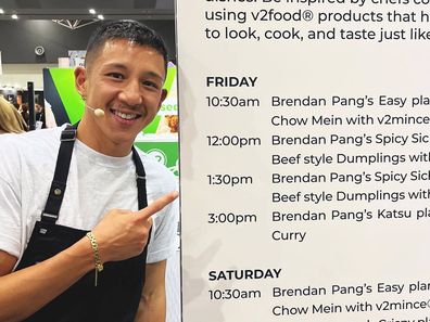 Brendan Pang has been trying plant-based recipes this year.