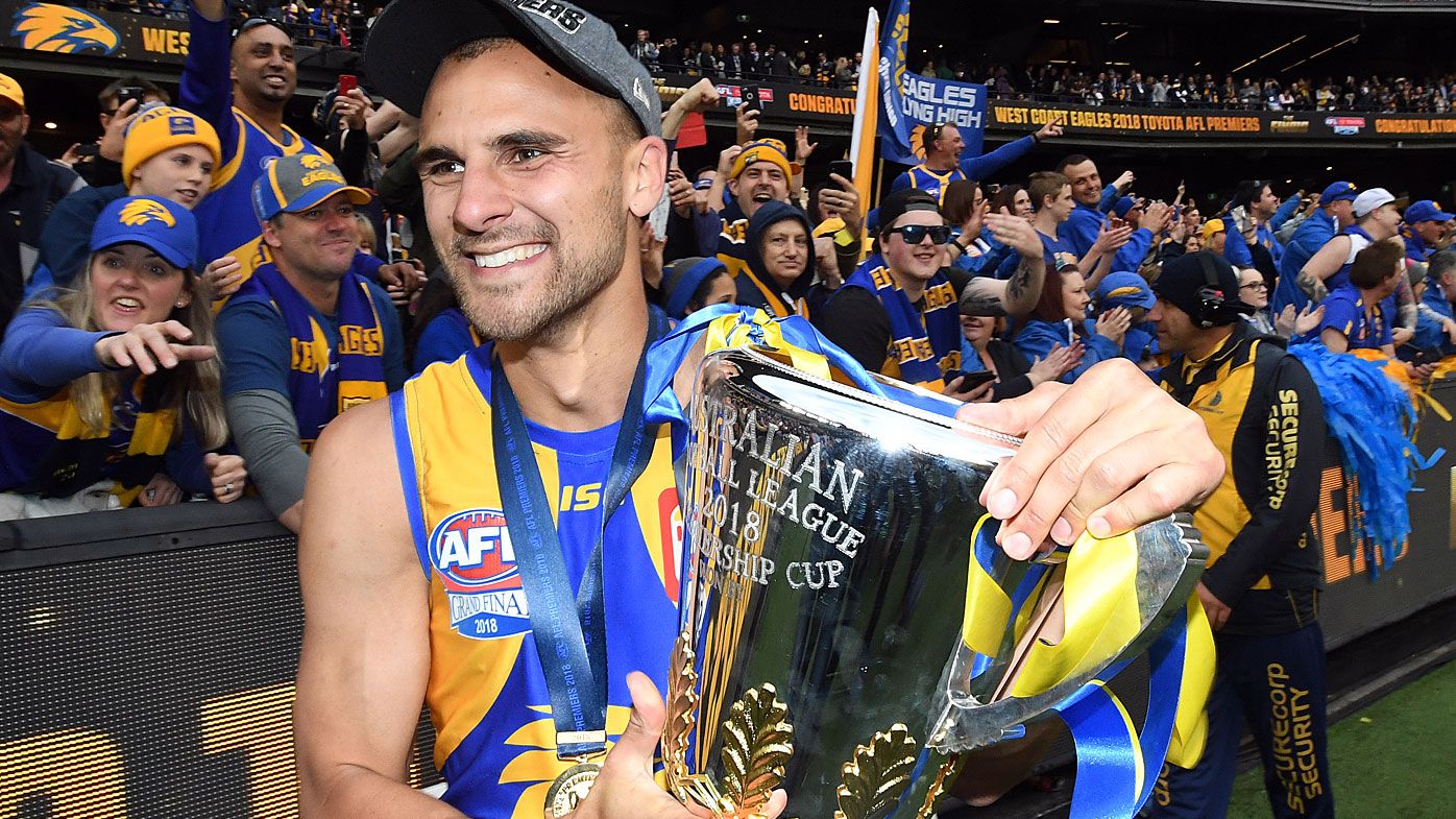 Sheed enjoys the AFL grand final victory
