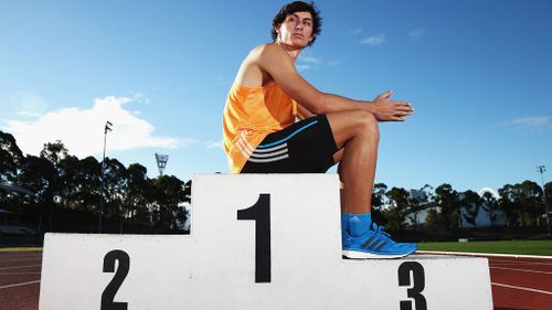 Jake Stein, seen here posing in Sydney prior to the Games, had been a strong contender for a medal in the event. (Getty Images)