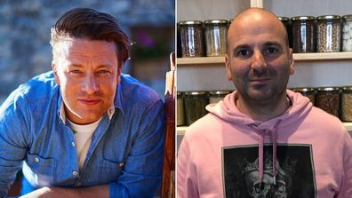 Jamie Oliver and George Calombaris