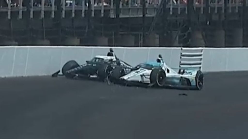 'He comes with me next time': IndyCar star's threat to rival after vicious crash