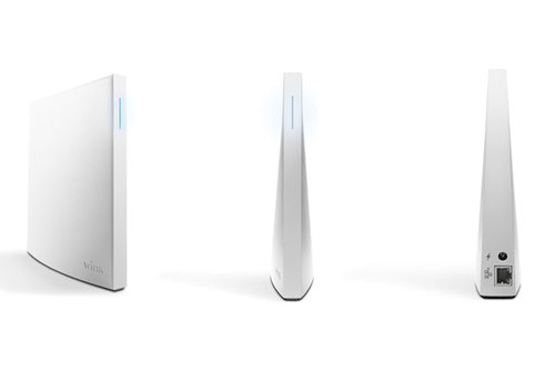 The third-party Wink Hub that was connected to the camera