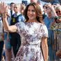 Crown Princess Mary opens flower show in on-theme dress