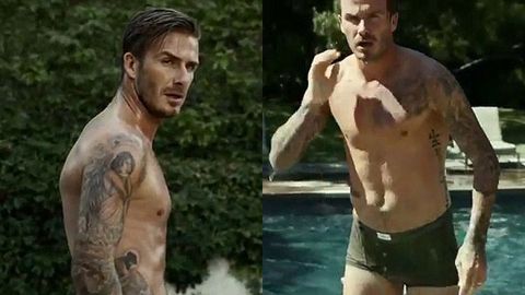 David Beckham in H&M underwear campaign