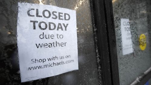 The extreme weather shut shops in Denver.
