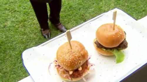 Scrumptious sliders will be on offer, along with espresso martinis and other tasty treats. (9NEWS)