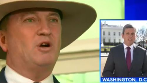 Chris Uhlmann, reporting from Washington, weighed in on the controversy surrounding Mr Joyce. (9NEWS)