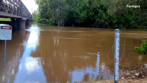 Flooding in Forbes, NSW