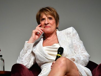 LOS ANGELES, CALIFORNIA - APRIL 19: Patti LuPone speaks onstage during the Emmy FYC Screening Of Marvel Televisions' "Agatha All Along" at DGA Theater on April 19, 2025 in Los Angeles, California. (Photo by Alberto E. Rodriguez/Getty Images for Disney)