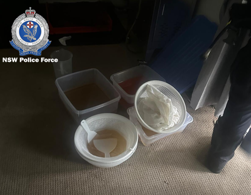 Aï»¿ man has been charged after police allegedly uncovered a clandestine lab and $7.6 million worth of methylamphetamine in Sydney's south. 