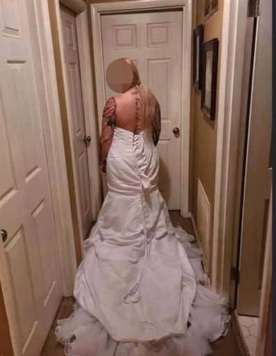 Bride mortified by wedding dress delivery