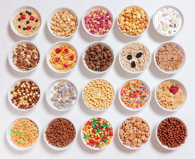 nombres de cereales para niños