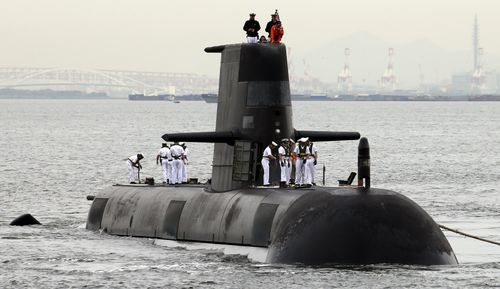 The Australian Navy submarine spotted the 71-year-old stranded in the waters. (File)