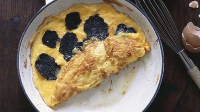 Recipe:&nbsp;<a href="http://kitchen.nine.com.au/2016/05/17/15/01/truffle-omelette" target="_top" draggable="false">Truffle omelette</a>