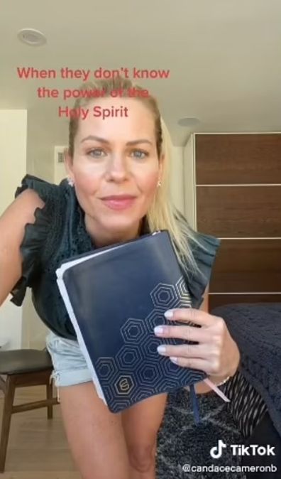 Candace Cameron Bure came under fire for this since-deleted TikTok video.
