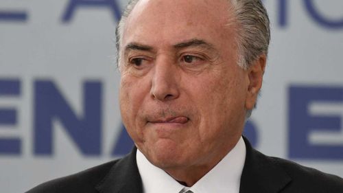 Brazilian President Michel Temer is the world's most unpopular leader. (AAP)