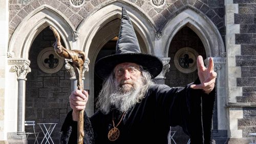 This New Zealand man gets paid $10,000 a year to be a city's official wizard