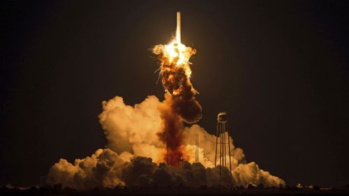 Orbital blames rocket engine failure for launchpad blast