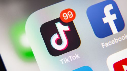 Tiktok logo generic stock phone apps social media