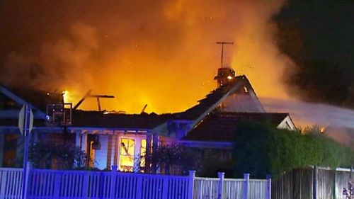 Smoke alarm saved family from burning Melbourne home
