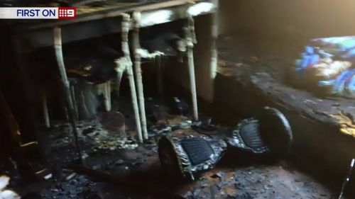 A hoverboard has exploded in a Berala home. (9NEWS)