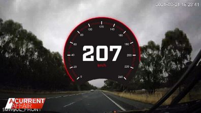 Bradley Beecroft clocked 207km/h while racing to save an injured colleague.