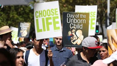 In Tasmania, the NT and Victoria it's illegal to protest outside abortion clinics. (AAP)