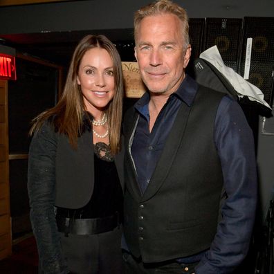  Christine Baumgartner and Kevin Costner 