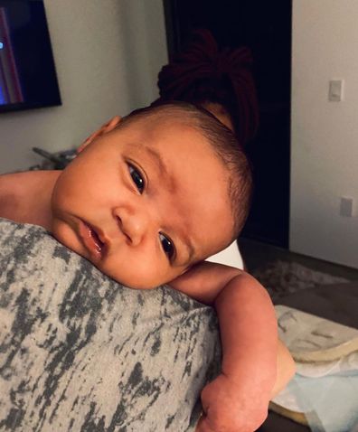 Iggy Azalea shares new photos of son Onyx on Instagram.