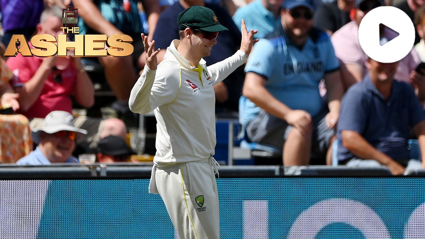 Ashes third Test highlights day two: Steve Smith takes phenomenal boundary catch on record-equalling day