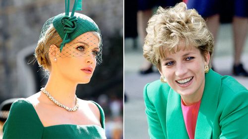 Lady Kitty Spencer has been compared to late Princess Diana. Picture: AP