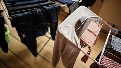 laundry drying indoors