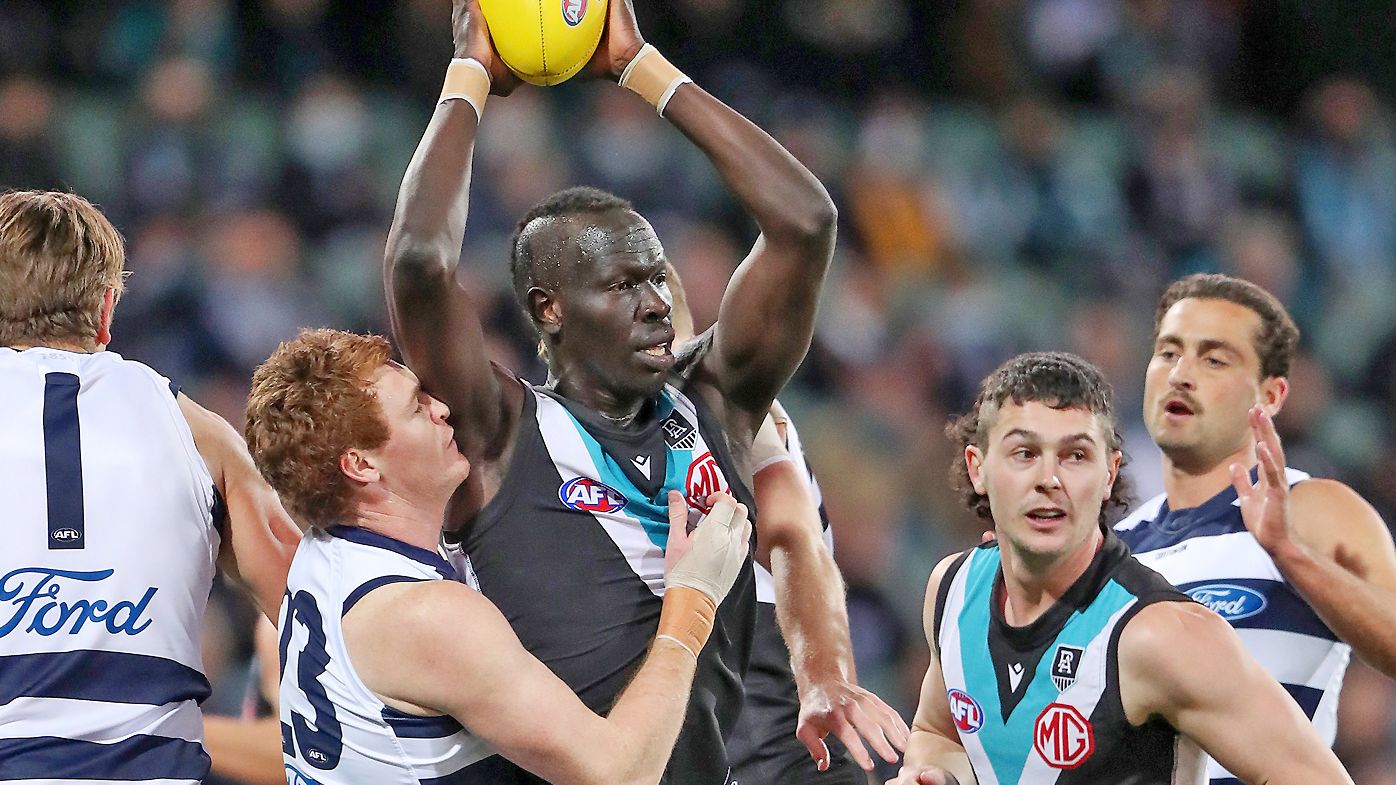 'Aliir is a problem': How Geelong got rattled by Port Adelaide Power star