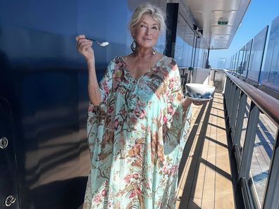 Martha Stewart on the Ritz Carlton superyacht