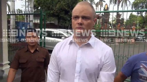 Isaac Roberts was arrested in December for smuggling drugs into Bali. (9NEWS)