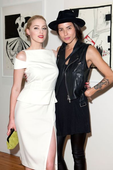 Amber Heard and Tasya van Ree