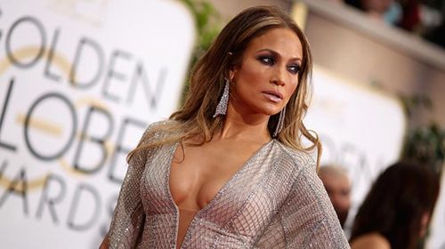 Jennifer Lopez at the Golden Globes