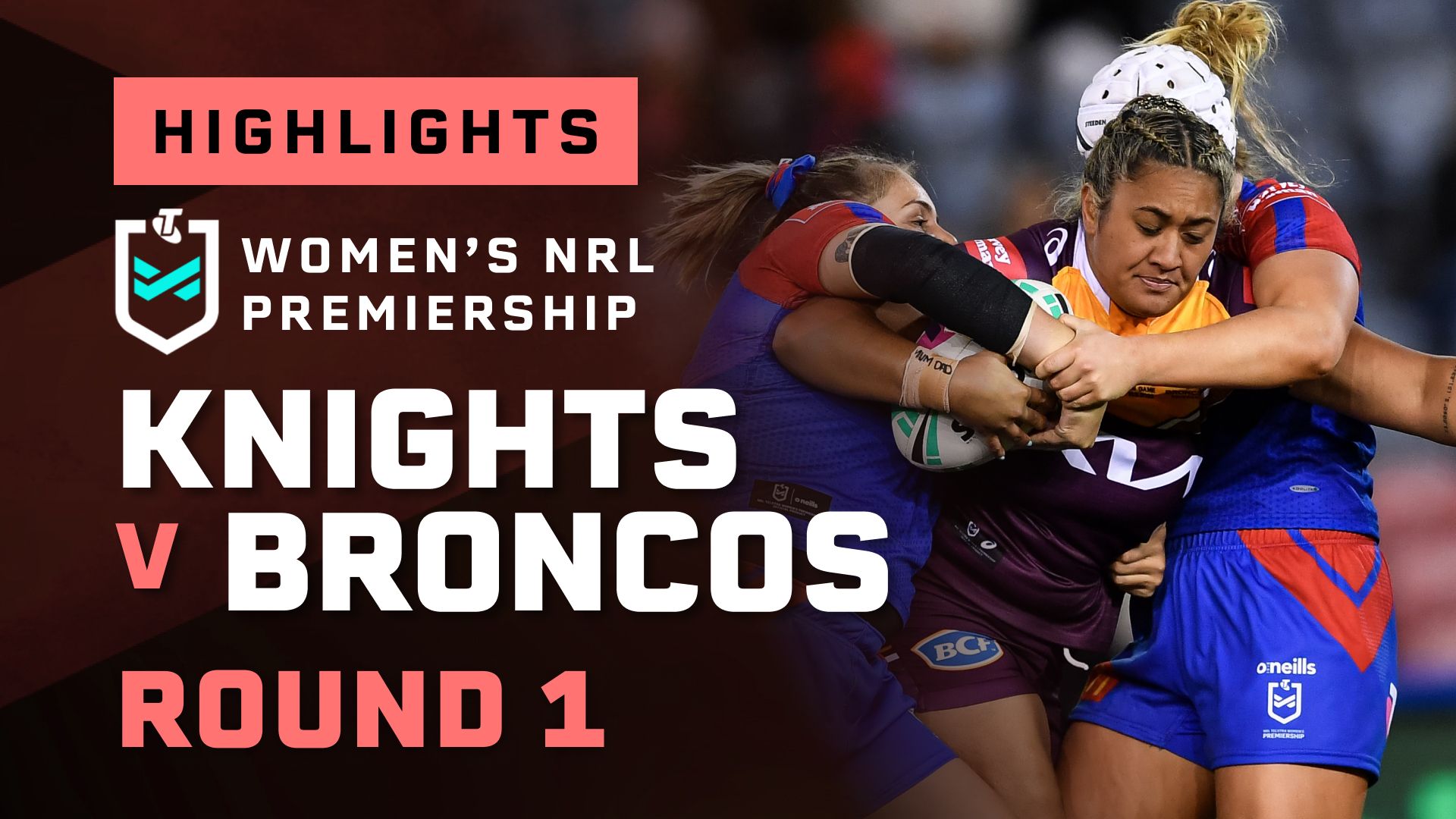 NRLW Newcastle Knights v Brisbane Broncos, Round 1, 2022