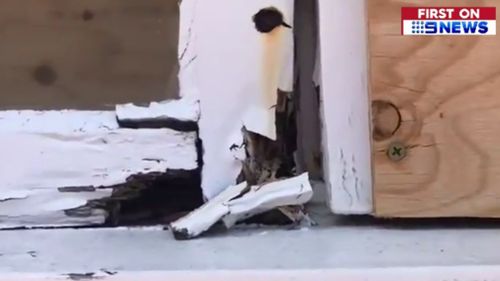 The school's classrooms were ravaged by storms last year. (9NEWS)