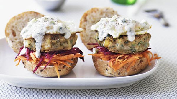 Indian vegie burgers