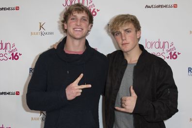 Logan Paul and little brother Jake Paul 