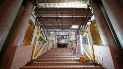 The Grand Staircase is almost unrecognizable.