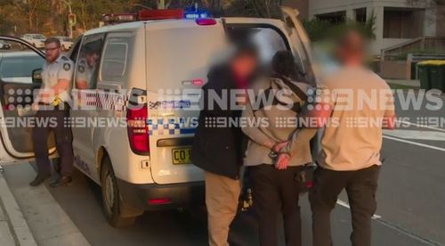 The pair will both face court, with one of the man to appear at Parramatta today. Picture: 9NEWS