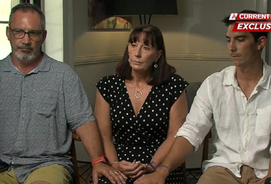 Lloyd, Sue and Nathanial Clarke talk about the incredible loss on Nine's A Current Affair.