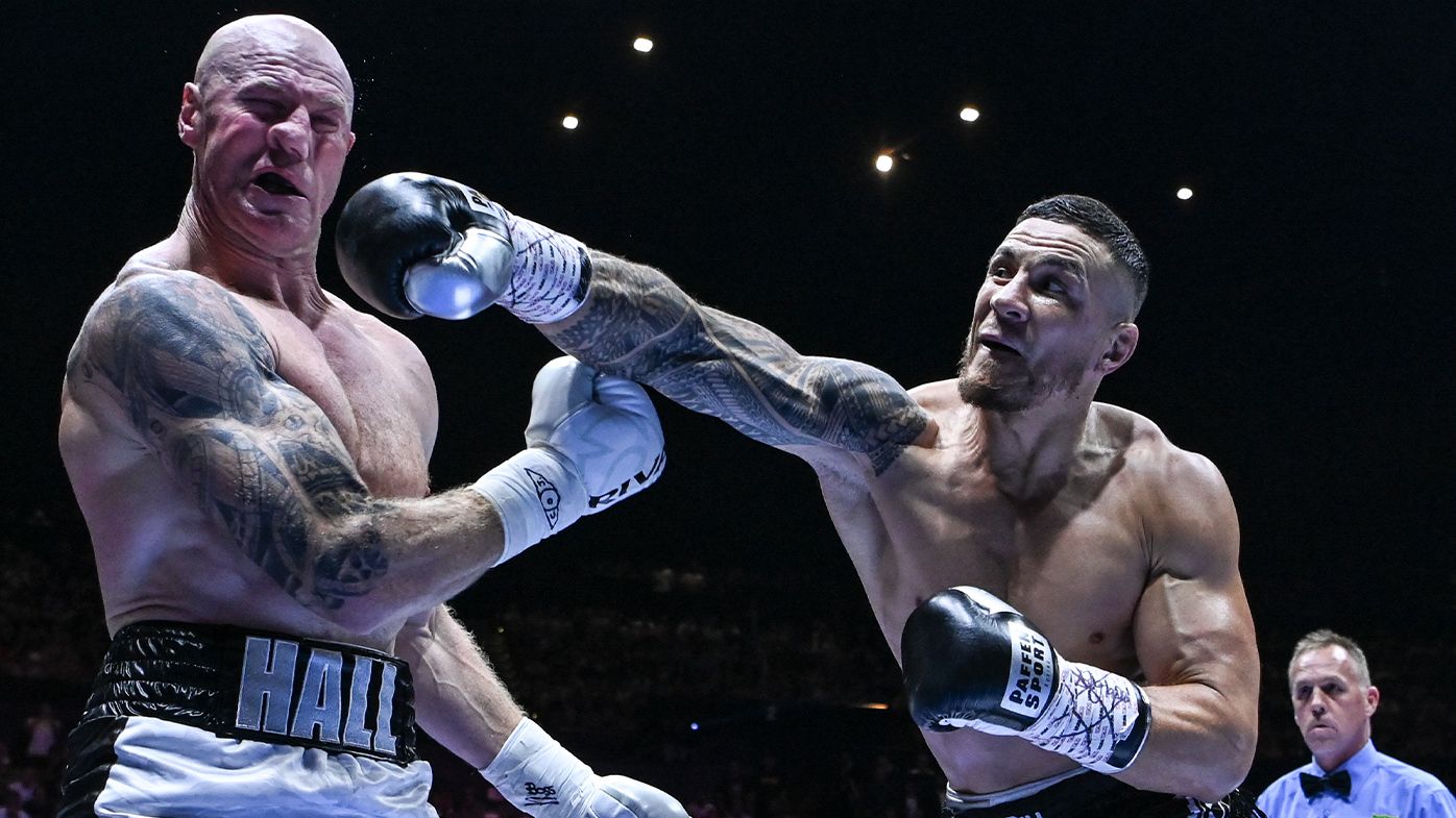 'He has smoked him': Sonny Bill Williams obliterates Barry Hall in heavyweight duel