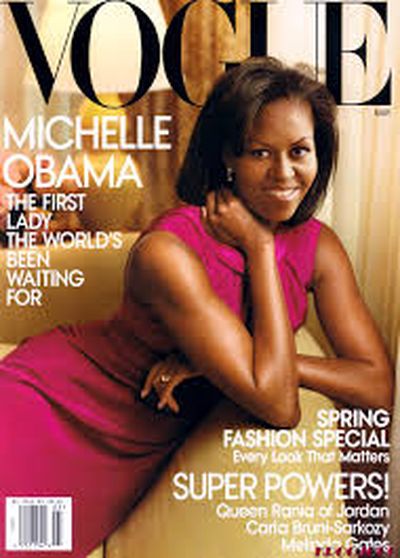 Michelle Obama for&nbsp;<em>US Vogue</em>&nbsp;March 2009<br>
<br>