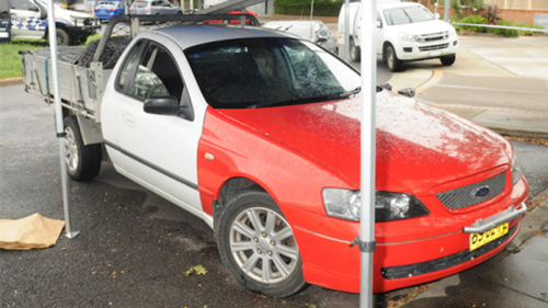 Mr Allan's car, missing from his home, was found parked at Fisher shops.
 (ACT Police)