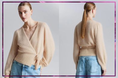 9PR: & Other Stories Knitted Wrap Cardigan