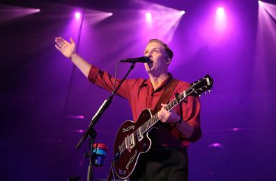George Ezra performs on stage at Royal Albert Hall on September 24, 2019 in London, England.  