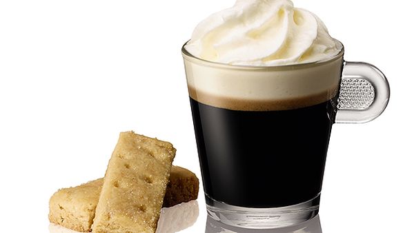 Irish coffee and shortbread